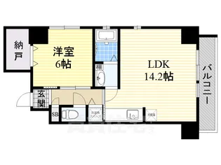 AHビル【10階】の間取り