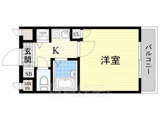 リーガル新大阪5【6階】の間取り