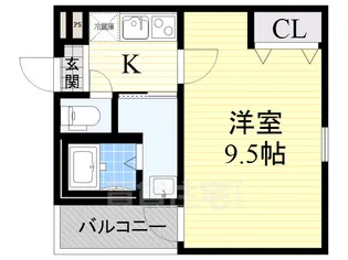 フジパレス豊里5番館【3階】の間取り