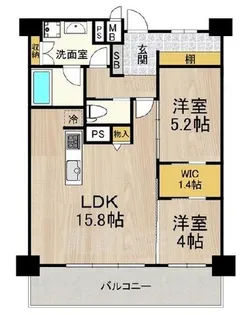 セノアタワー新大阪(旧:グランルクレ新大阪)【10階】の間取り