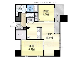 アーバネックス高槻芥川【9階】の間取り