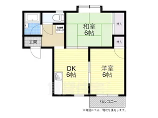 奥田ハイツA棟【2階】の間取り