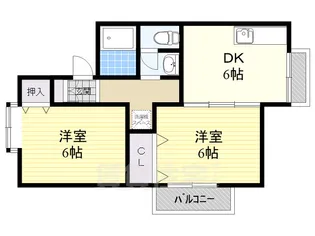 中屋一号館【2階】の間取り