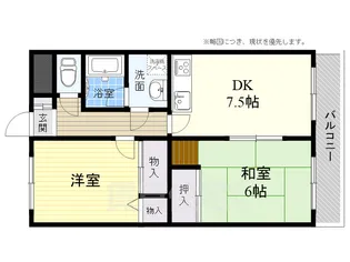 アトレーユ日吉台【1階】の間取り