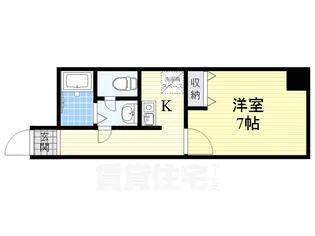 ロイヤル高槻【4階】の間取り