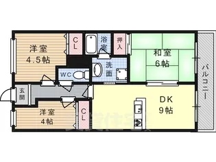 サンパティオ A棟【1階】の間取り