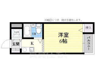 1Kの間取り画像