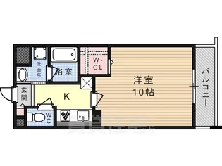 大阪府高槻市芥川町3丁目【マンション】の間取り
