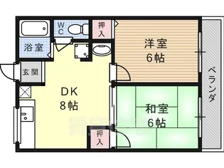ル・スリージェ【101号室】の間取り