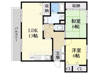 ルミエール【201号室】の間取り