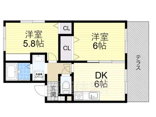 シャトーグランデ・イノウエ【1階】の間取り