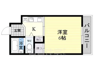 光栄ハイツ芥川【4階】の間取り
