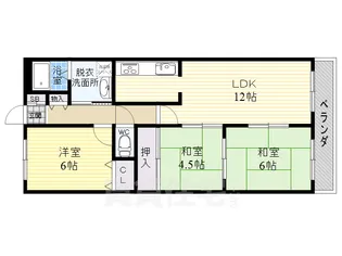 クオレグランデ【3階】の間取り