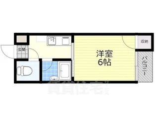 アーバンライフミレイ【307号室】の間取り