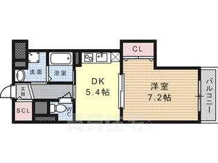 リベルタヴィータ【3階】の間取り
