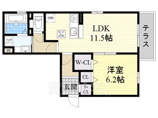 ノース・グレーシア A棟【1階】の間取り