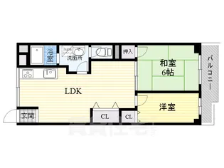 阪急上牧ドリームマンション【2階】の間取り
