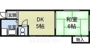 三宝ビル【4階】の間取り