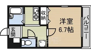 メゾン・アソシエ【4階】の間取り