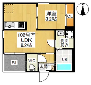 REGALESTシャルマン【3階】の間取り