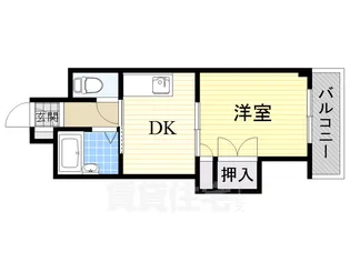 第2東三国グランドハイツ北【4階】の間取り