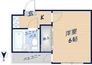 ベルハイムKS【2階】の間取り