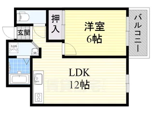 JMRレジデンス新大阪【3階】の間取り