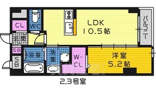 大阪府堺市堺区神明町東1丁【マンション】の間取り