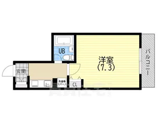 アスライフ湊川公園【7階】の間取り
