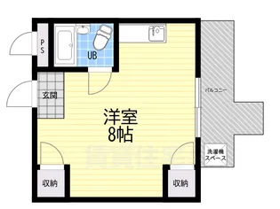 サンフラワー淀川【7階】の間取り