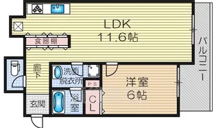 グランドールサンパティオ【4階】の間取り