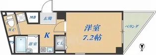 Rinon小路東【3階】の間取り