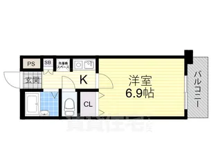 コアシティ如是【3階】の間取り