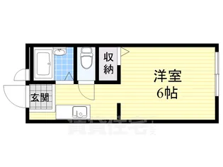 メゾンクレールS A棟【1階】の間取り