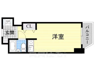 アメニティ塚本公園【6階】の間取り