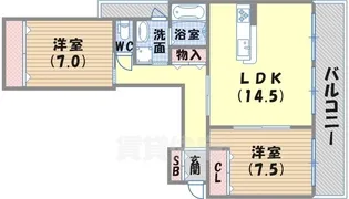 ラ・クール【3階】の間取り