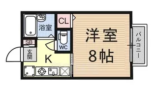 セジュールレイク【1階】の間取り