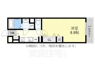 サンライズ滝子【1階】の間取り