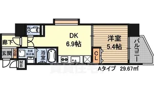 Gramercy Juso-higashi 1st【2階】の間取り
