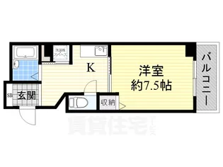 アトール西中島【9階】の間取り