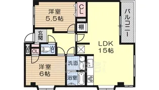 セントネージュ壱番館【3階】の間取り