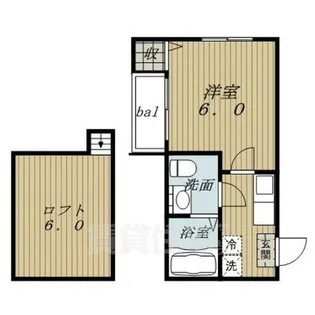 マインハイム枇杷島【1階】の間取り