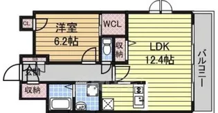 メゾン・グランドゥール【9階】の間取り