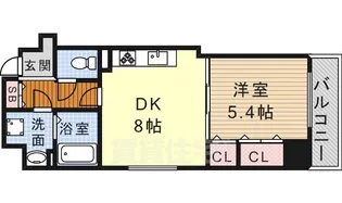 ボワドブローニュ【6階】の間取り