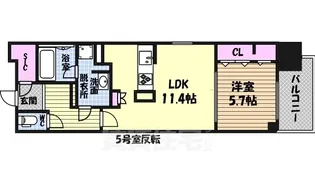 Ceres丸の内【8階】の間取り