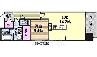 Ceres丸の内【11階】の間取り