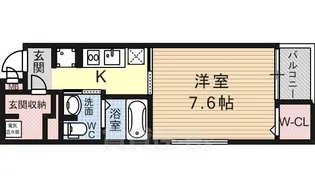 セラヴィ【5階】の間取り