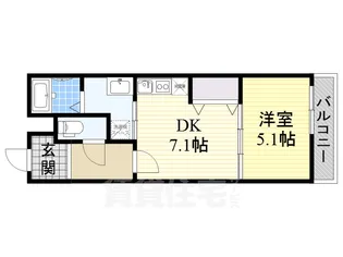 大阪府大阪市住吉区杉本2丁目【アパート】の間取り