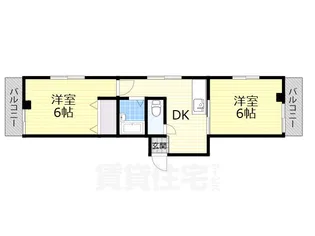 サンモール木川【3階】の間取り