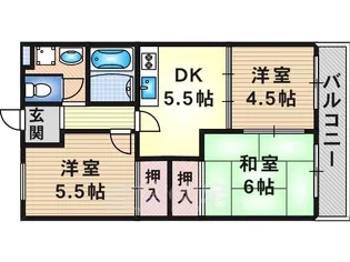 ドミール・マジェスター【2階】の間取り